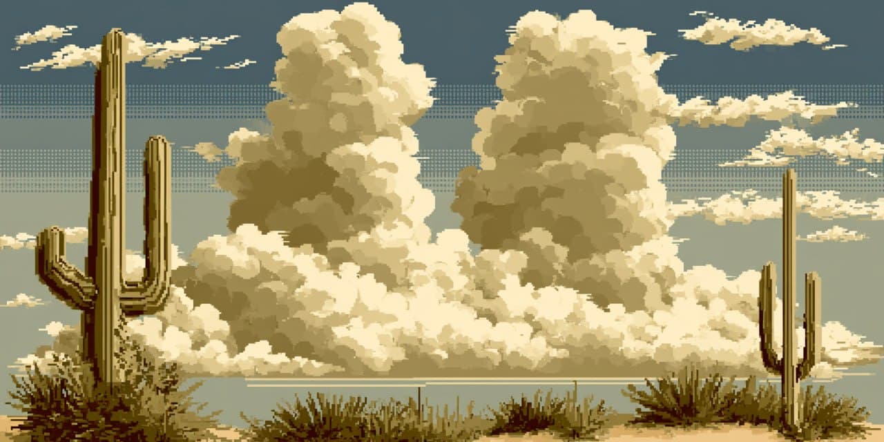 Saddle desert landscape